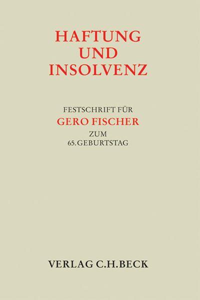 Produktbild: Haftung und Insolvenz