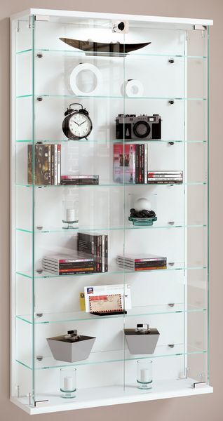 Produktbild: Wandvitrine H&auml;ngevitrine Glasvitrine Relas L