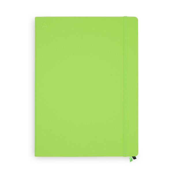 Produktbild: Notizbuch A4 Hardcover Kiwi Green Punktiert, 192 Seiten