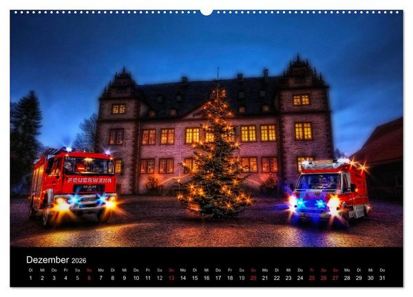 Produktbild: Berufsfeuerwehr Salzgitter (Wandkalender 2026 DIN A2 quer), CALVENDO Monatskalender