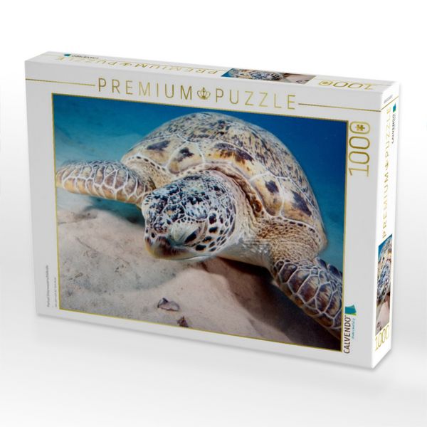 Produktbild: CALVENDO Puzzle Portrait Unterwasserschildkr&ouml;te | 1000 Teile Lege-Gr&ouml;&szlig;e 64x48cm Foto-Puzzle f&uuml;r gl&uuml;ckliche Stunden