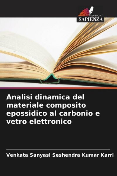 Produktbild: Analisi dinamica del materiale composito epossidico al carbonio e vetro elettronico
