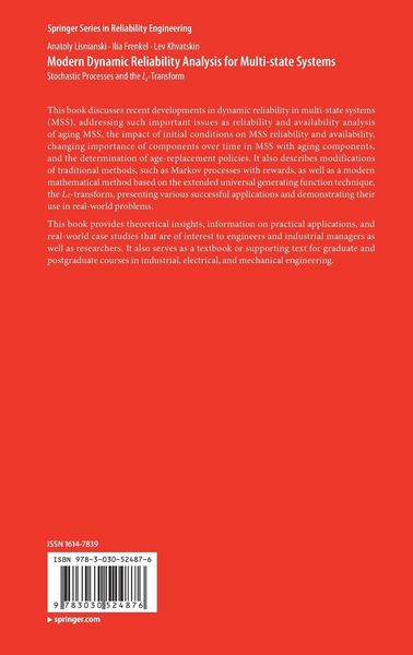 Produktbild: Modern Dynamic Reliability Analysis for Multi-state Systems