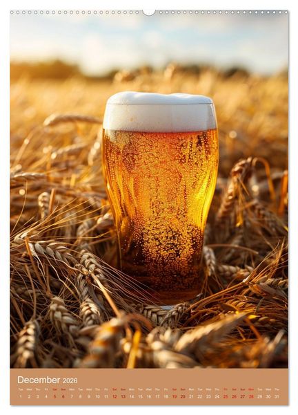 Produktbild: Prost German Beer (Wall Calendar 2026 DIN A2 portrait), CALVENDO 12 Month Wall Calendar