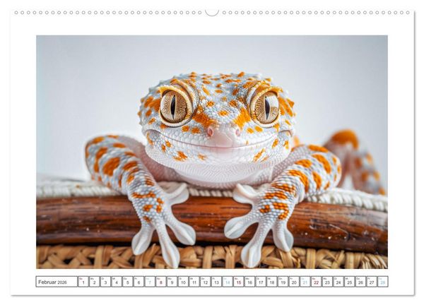 Produktbild: Kleine Echsen haben Spass (Wandkalender 2026 DIN A2 quer), CALVENDO Monatskalender