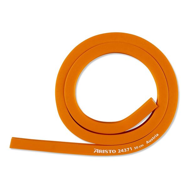 Produktbild: ARISTO Biegsames Kurvenlineal 50 cm orange, Bleikern, Tuschekante