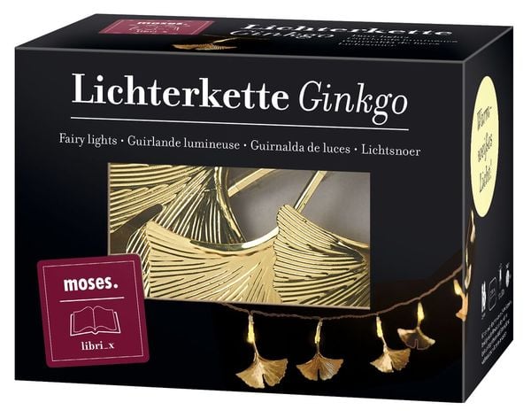 Produktbild: Moses. libri_x Lichterkette Ginkgo
