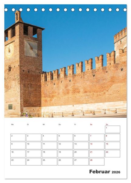 Produktbild: Verona - Reiseplaner (Tischkalender 2026 DIN A5 hoch), CALVENDO Monatskalender