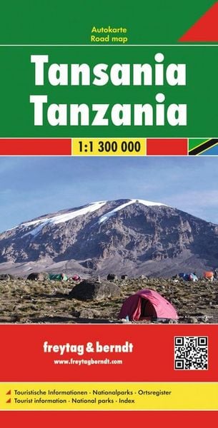 Produktbild: Tansania 1 : 1 300 000