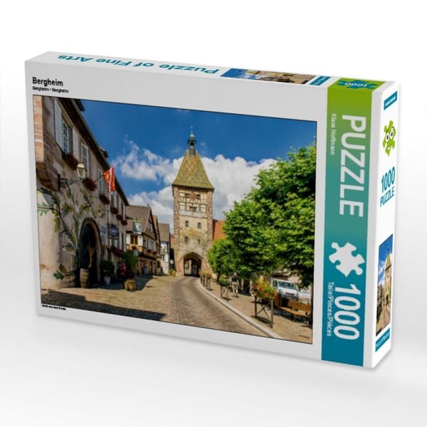 CALVENDO Puzzle Bergheim | 1000 Teile Lege-Größe 64x48cm Foto-Puzzle für glückliche Stunden