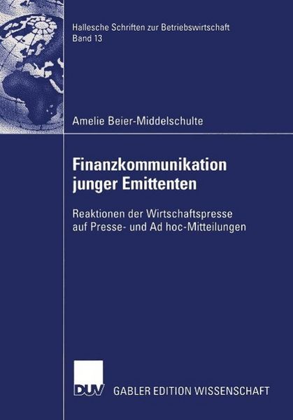 Produktbild: Finanzkommunikation junger Emittenten