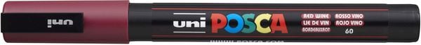 Produktbild: uni-ball Marker uni POSCA PC-3M weinrot