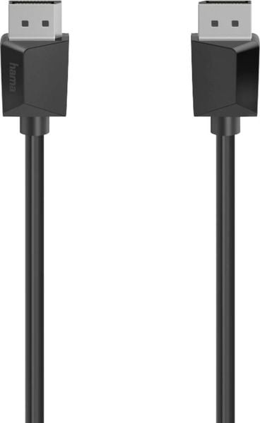 Hama DisplayPort Anschlusskabel DisplayPort Stecker, DisplayPort Stecker 1.50 m Schwarz 00200696 DisplayPort-Kabel