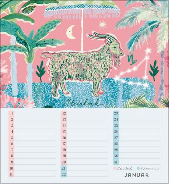 Produktbild: Geburtstagskalender Sternzeichen