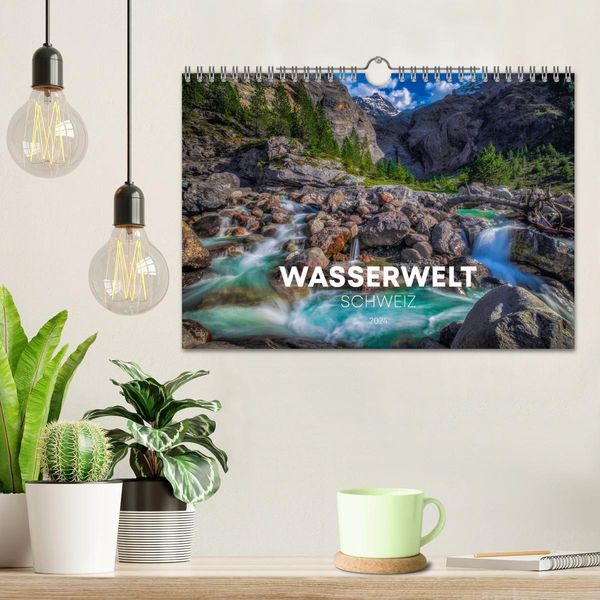 Produktbild: Wasserwelt Schweiz (Wandkalender 2026 DIN A4 quer), CALVENDO Monatskalender