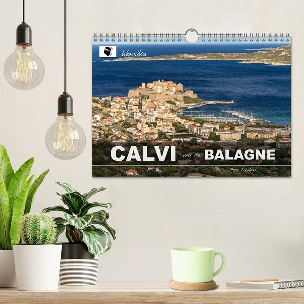 Produktbild: Korsika - Calvi und die Balagne (Wandkalender 2026 DIN A4 quer), CALVENDO Monatskalender