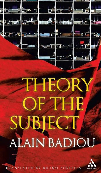 Produktbild: Theory of the Subject