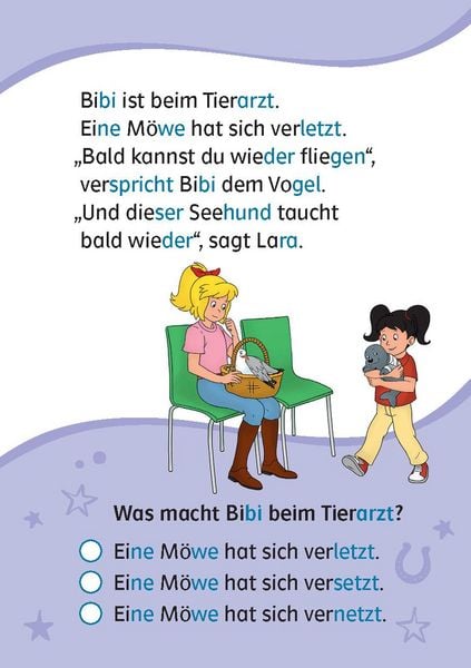 Produktbild: Lesefuchs Bibi & Tina: Leser&auml;tsel Lesestufe 1, Band 1