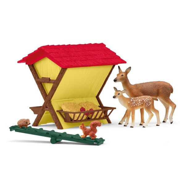 Produktbild: schleich&reg; Farm World F&uuml;tterung der Waldtiere