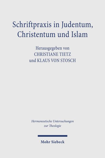 Produktbild: Schriftpraxis in Judentum, Christentum und Islam