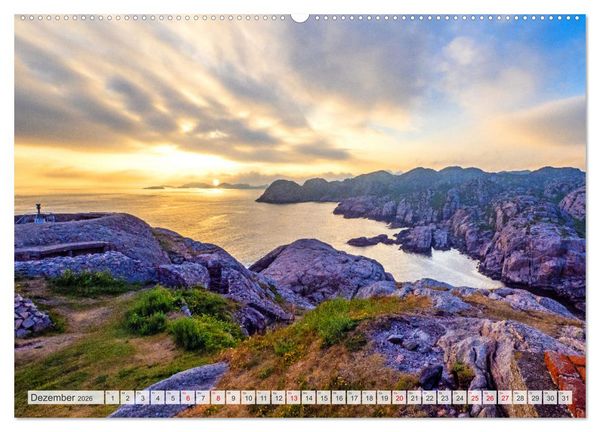 Produktbild: Vom Nordkap zum S&uuml;dkap (hochwertiger Premium Wandkalender 2026 DIN A2 quer), Kunstdruck in Hochglanz