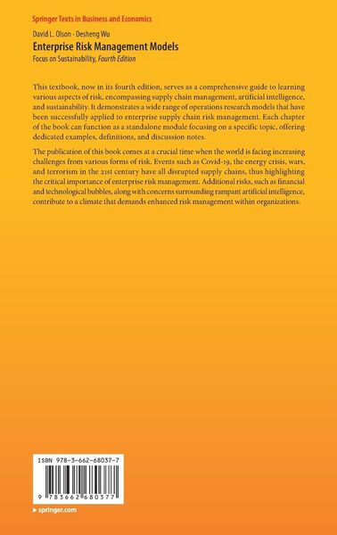 Produktbild: Enterprise Risk Management Models