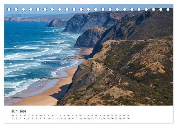 Produktbild: Einzigartiges Portugal (Tischkalender 2026 DIN A5 quer), CALVENDO Monatskalender
