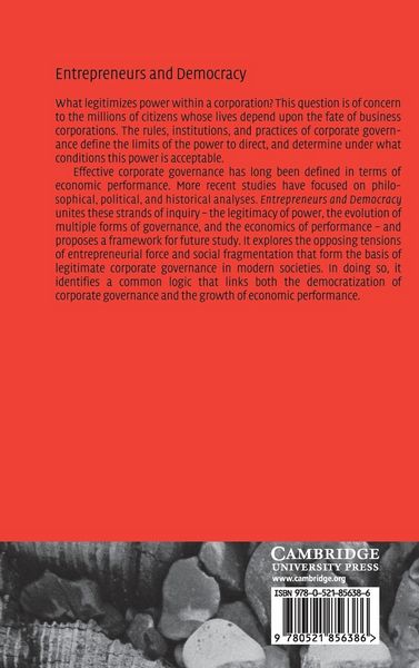 Produktbild: Entrepreneurs and Democracy