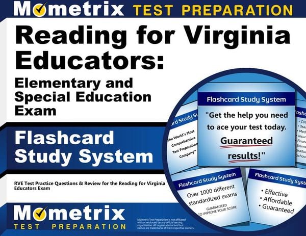 Produktbild: Reading for Virginia Educators: Elementary and Special Education Exam Flashcard Study System