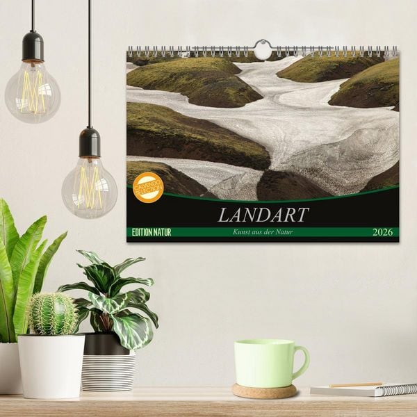 Produktbild: Landart - Kunst aus der Natur (Wandkalender 2026 DIN A4 quer), CALVENDO Monatskalender