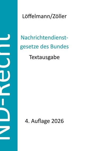 Produktbild: Nachrichtendienstgesetze des Bundes