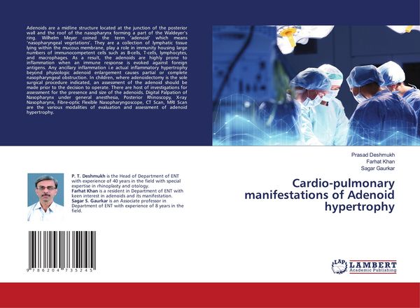 Produktbild: Cardio-pulmonary manifestations of Adenoid hypertrophy