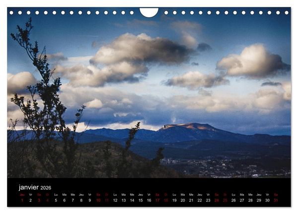 Produktbild: Horizons ard&eacute;chois (Calendrier mural 2026 DIN A4 vertical), CALVENDO calendrier mensuel