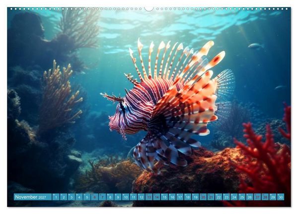 Produktbild: Ungew&ouml;hnliches Unterwasserleben (hochwertiger Premium Wandkalender 2027 DIN A2 quer), Kunstdruck in Hochglanz