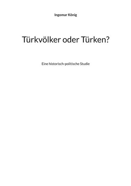 Produktbild: T&uuml;rkv&ouml;lker oder T&uuml;rken?