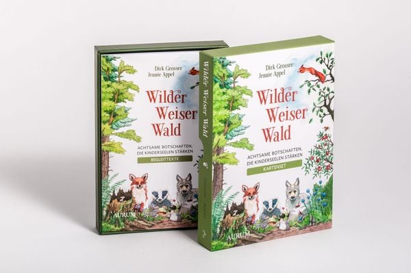 Produktbild: Wilder Weiser Wald. Achtsame Botschaften, die Kinderseelen st&auml;rken. Kartenset