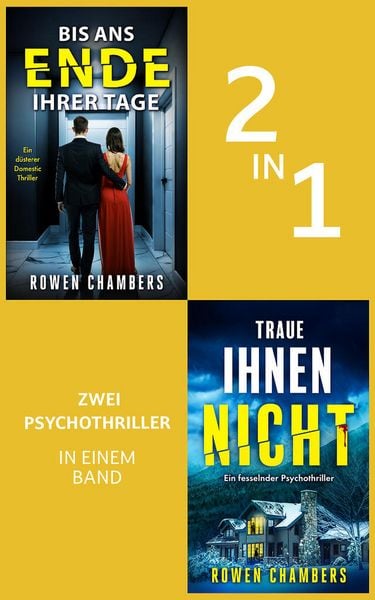 Produktbild: Bis ans Ende ihrer Tage & Traue ihnen nicht | Zwei Psychothriller in einem Band (Nur bei uns!)