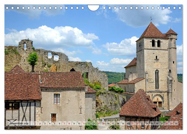 Produktbild: Saint-Cirq-Lapopie Village (Calendrier mural 2026 DIN A4 vertical), CALVENDO calendrier mensuel