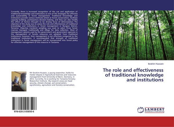 Produktbild: The role and effectiveness of traditional knowledge and institutions