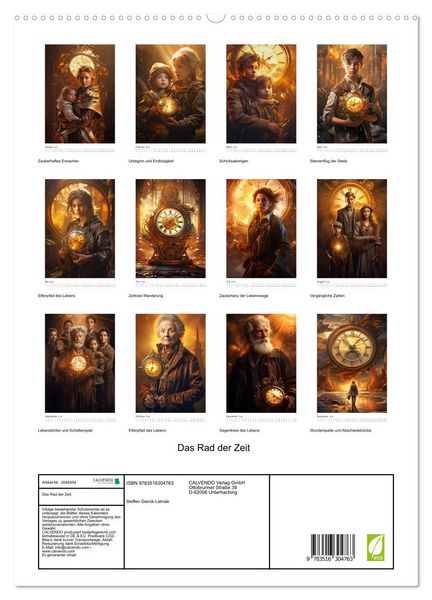 Produktbild: Das Rad der Zeit (hochwertiger Premium Wandkalender 2026 DIN A2 hoch), Kunstdruck in Hochglanz