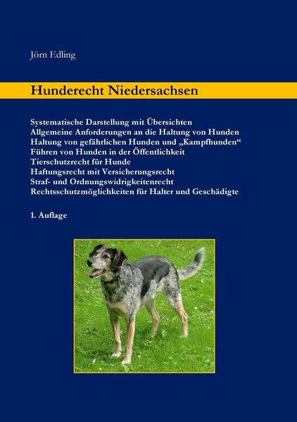 Produktbild: Hunderecht Niedersachsen