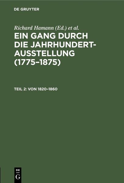 Produktbild: Von 1820-1860