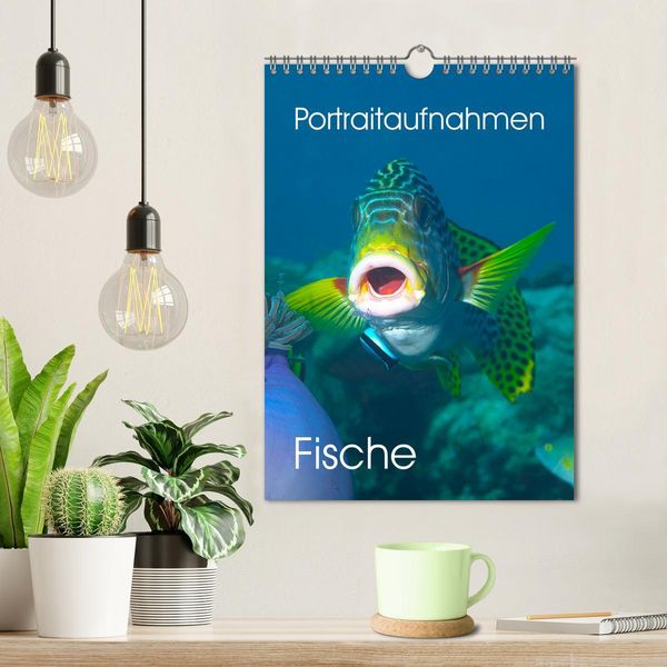 Produktbild: Portraitaufnahmen - Fische (Wandkalender 2026 DIN A4 hoch), CALVENDO Monatskalender