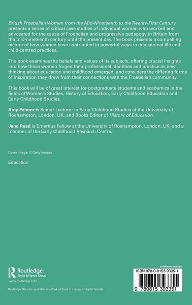 Produktbild: British Froebelian Women from the Mid-Nineteenth to the Twenty-First Century