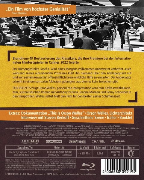 Produktbild: Der Prozess - 60th Anniversary Edition