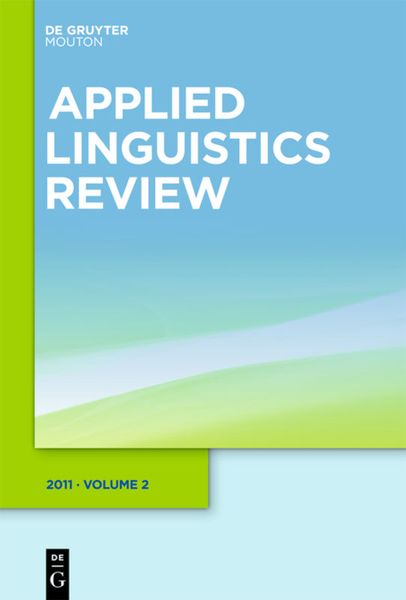 Produktbild: Applied Linguistics Review / Applied Linguistics Review. 2011 2