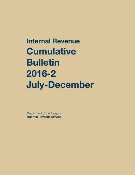 Produktbild: Internal Revenue Service Cumulative Bulletin