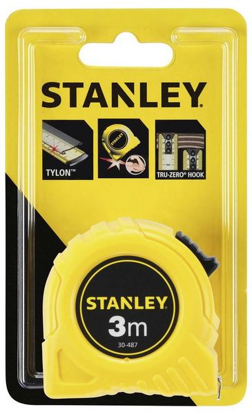 Produktbild: Taschenrollbandma&szlig; L.3m B.12,7mm mm/cm EG II Ku.Festst.SB STANLEY
