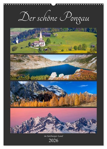 Produktbild: Der sch&ouml;ne Pongau (Wandkalender 2026 DIN A2 hoch), CALVENDO Monatskalender