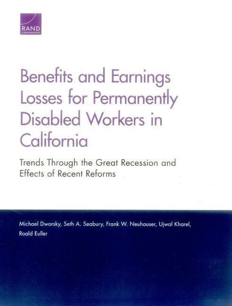 Produktbild: Benefits and Earnings Losses for Permanently Disabled Workers in California